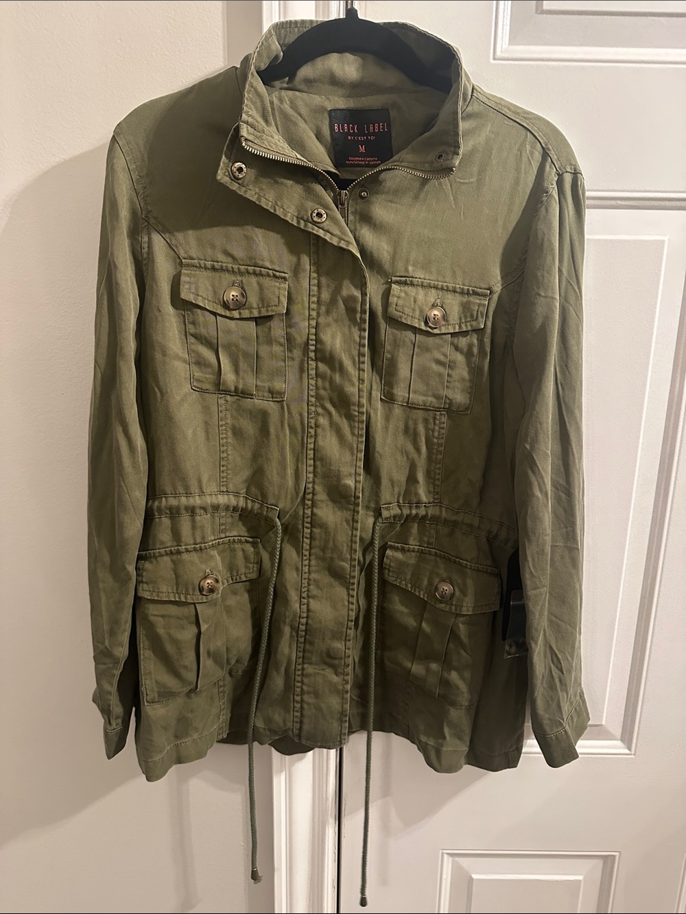 Black Label Olive Utility Field Jacket